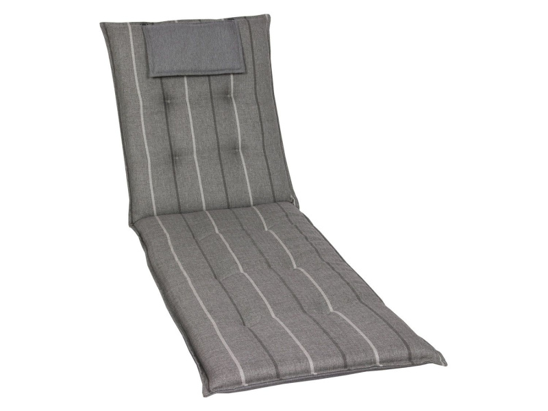 Go-De Textil Sada zahradních podsedáků (podsedák na lehátko, šedá)