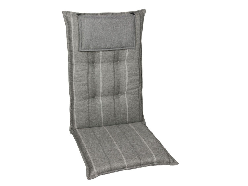 Go-De Textil Sada zahradních podsedáků (vysoká opěrka, 2 kusy, šedá)