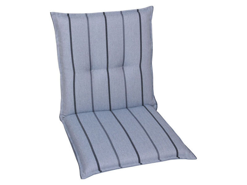 Go-De Textil Sada zahradních podsedáků (nízká opěrka, 2 kusy, modrá)