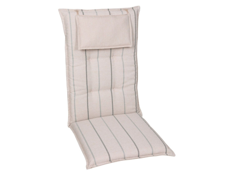 Go-De Textil Sada zahradních podsedáků (vysoká opěrka, 2 kusy, béžová)
