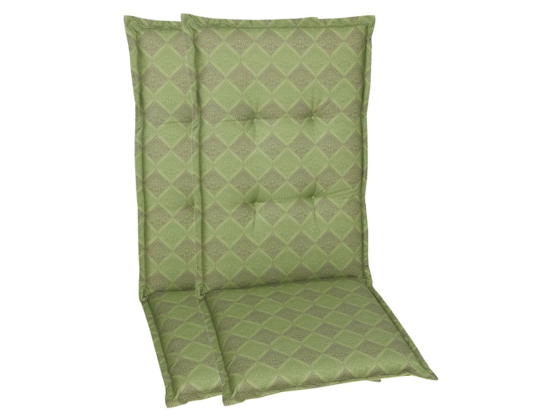 Go-De Textil Sada zahradních podsedáků Raute (střední opěrka, 2 kusy, zelená)