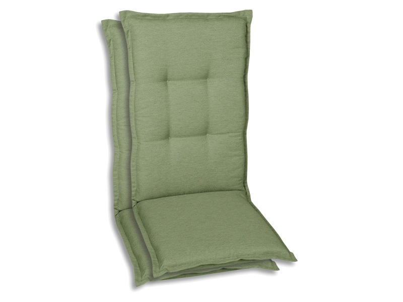 Go-De Textil Sada zahradních podsedáků Uni (střední opěrka, 2 kusy, světle zelená)