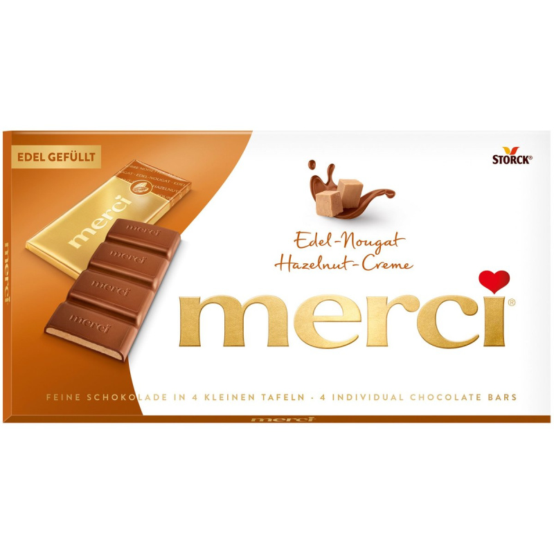 Merci tabulková čokoláda nugátová