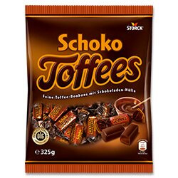 Schoko Toffees - čokoládové karamely - 325 g
