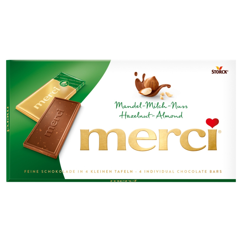 Merci - čokoláda - oříšková, 100 g
