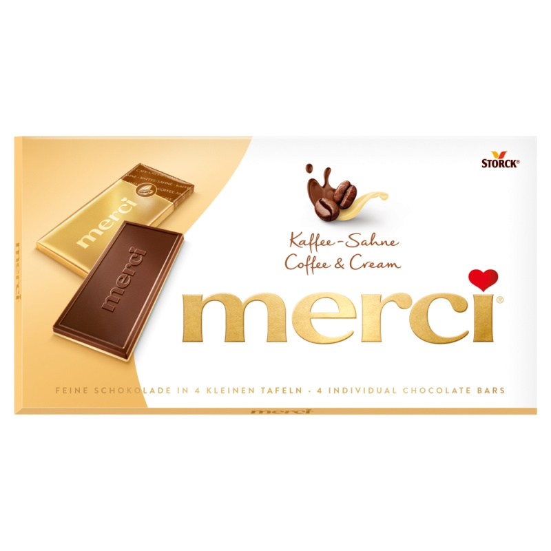Merci - čokoláda - kávová, 100 g