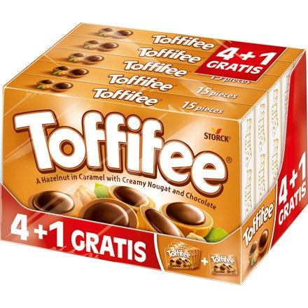Toffifee akční balení 5 x 125 g