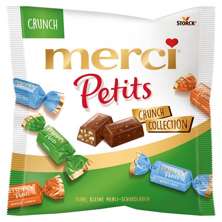 Merci Petits Crunch Collection - čokoládky - 125 g
