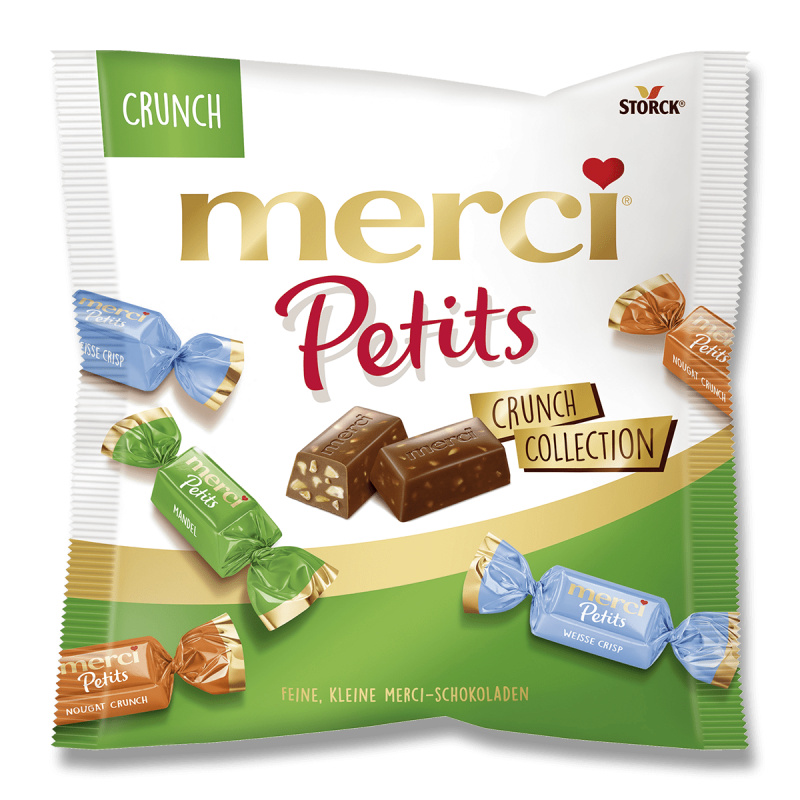 Merci Petits Crunch Collection - čokoládky - 125 g