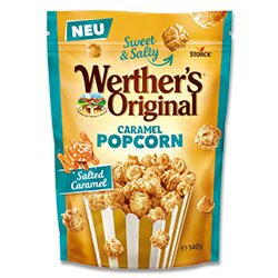 Werther's Original - popcorn - slaný karamel, 140 g