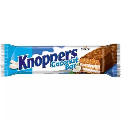 Knoppers CoconutBar - čokoládová tyčinka - kokosová, 40 g