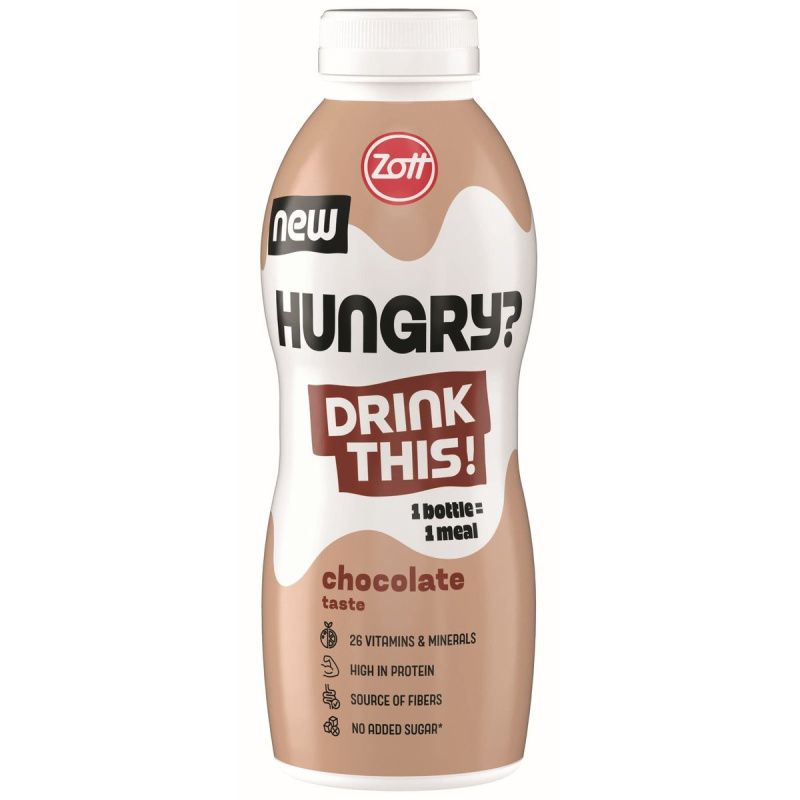Zott Hungry? Drink This! Nápoj s čokoládovou příchutí