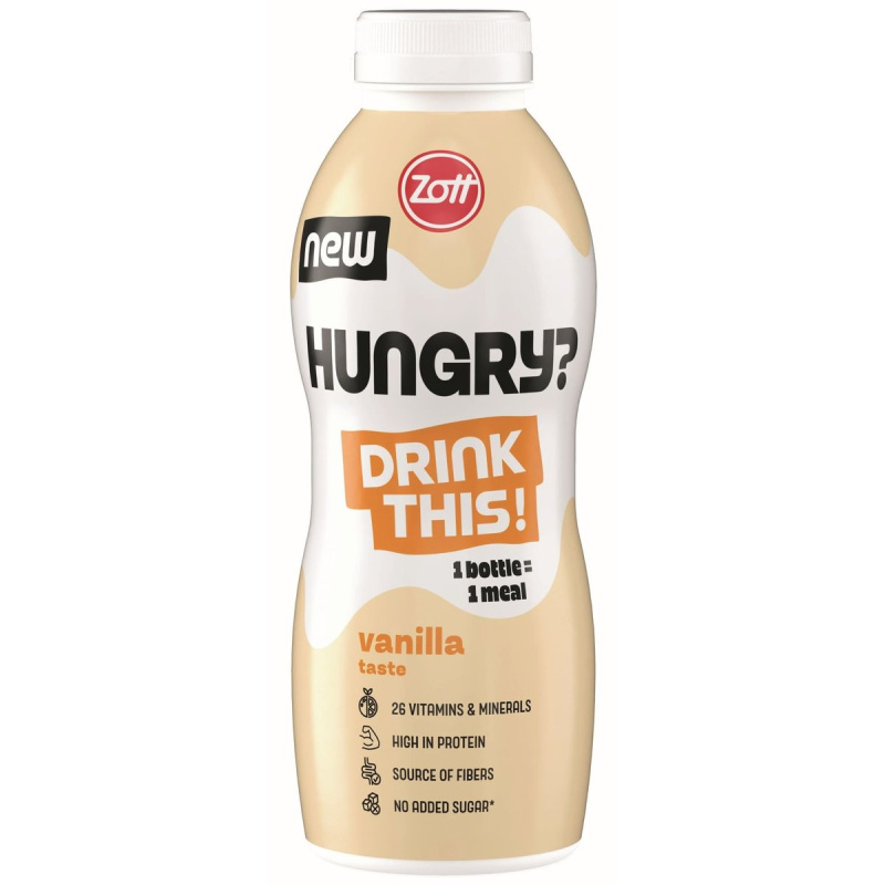 Zott Hungry? Drink This! Nápoj s vanilkovou příchutí