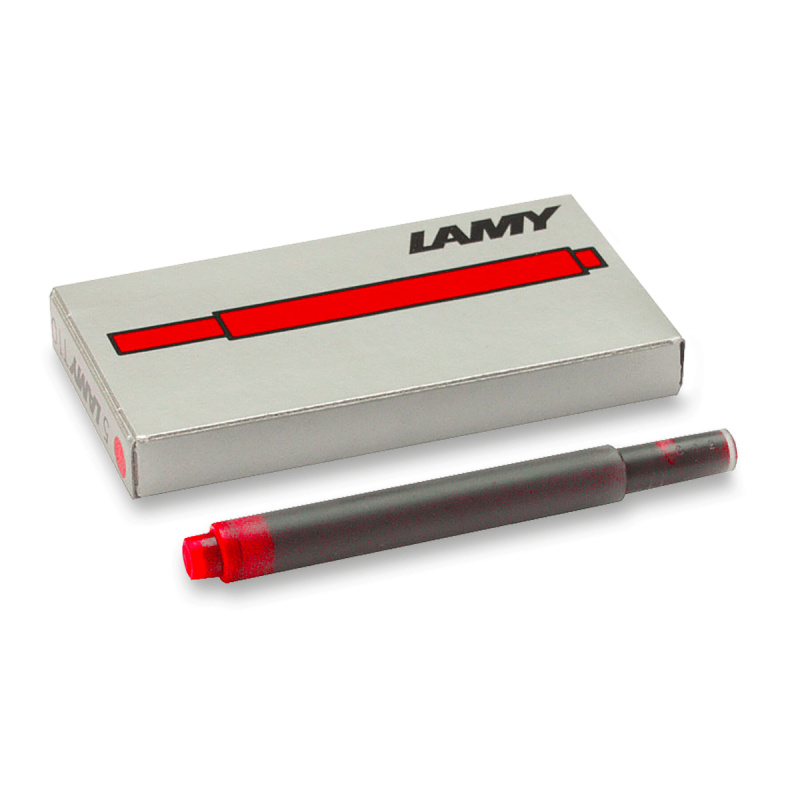 Inkoustové bombičky Lamy T 10 červené