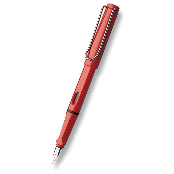 Lamy Safari Shiny Red plnicí pero hrot LH LAMY