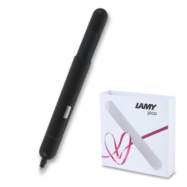 Kapesní kuličkové pero Lamy Pico Matt Black valentýnská edice