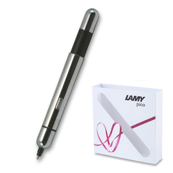 Kapesní kuličkové pero Lamy Pico Polished Chromium valentýnská edice