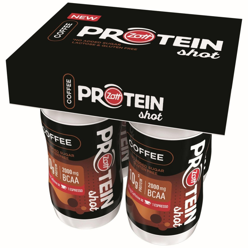 Zott Protein mléčný nápoj s kávovým extraktem (4×100 ml)