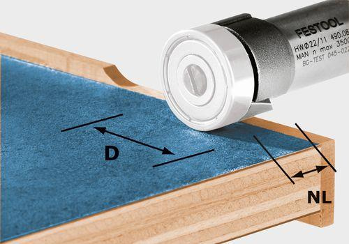 Festool - Lícovací fréza HW  HW D22/8 OFK (490085)