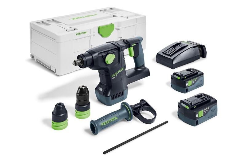 Festool | Akumulátorové kombinované kladivo KHC 18 5,0 EBI-Plus