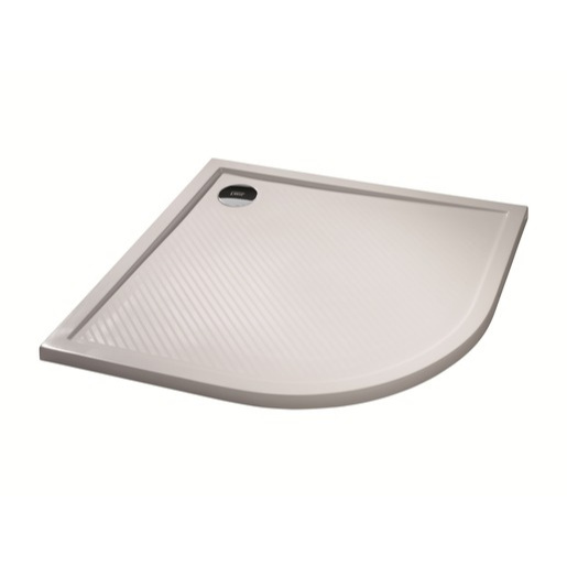 Huppe Purano sprchová vanička čtvrtkruhová hüppe 100x90 cm litý mramor 202154.055