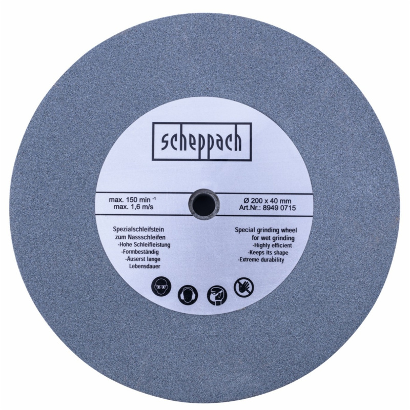 Scheppach - brusný kotouč (200 x 40 x 12 mm, K220), pro Tiger 5000s / Tiger 2000s / NSM 200 / WG 08