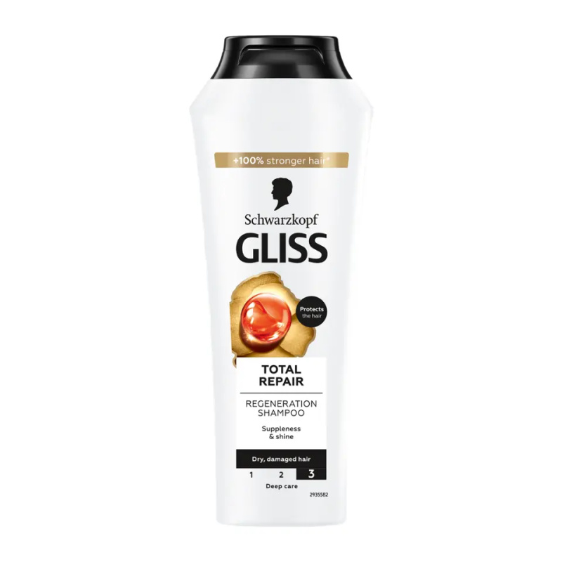 Schwarzkopf Gliss Total Repair intenzivně regenerační šampon 250 ml