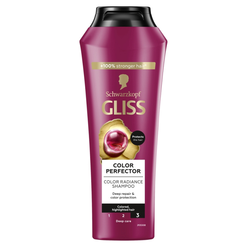 Schwarzkopf Gliss Color Perfector ochranný šampon pro barvené vlasy 250 ml