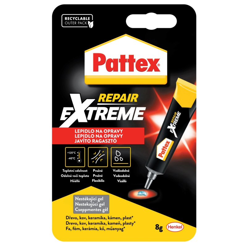 Pattex Flexibilní víceúčelové lepidlo REPAIR EXTREME 8 g