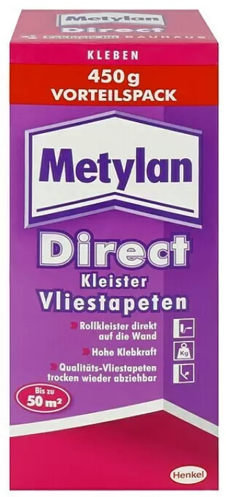 Pasta na tapety Metylan / až 50 m2 / připraveno za 3 - 5 minut / 450 g Varianta: ivi0