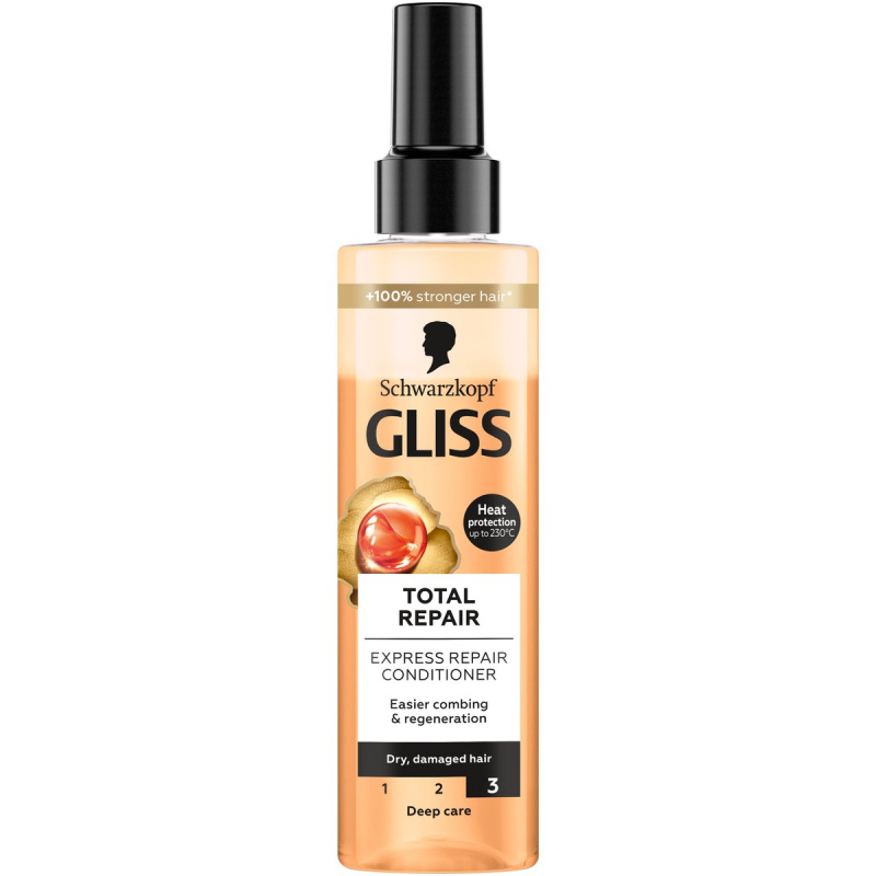 Schwarzkopf Gliss Total Repair regenerační balzám na suché konečky vlasů 200 ml