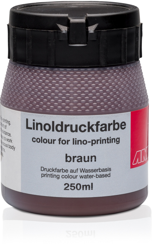 Barva na linoryt AMI 250 ml - hnědá