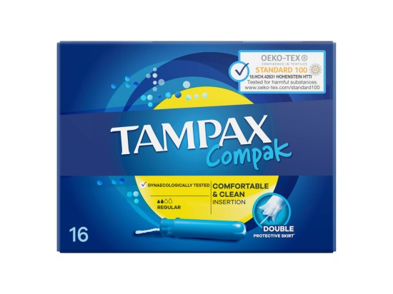 Tampax Compak Regular tampony s aplikátorem 16 ks