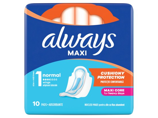 ALWAYS Classic Normal Hygienické vložky s křidélky 10 ks