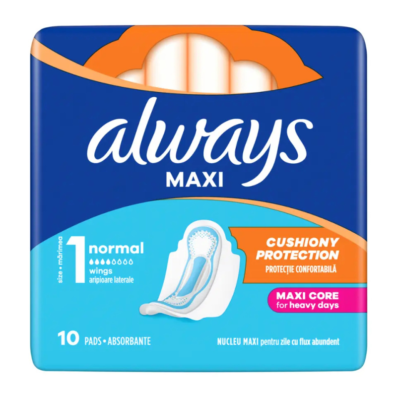 ALWAYS Classic Normal Hygienické vložky s křidélky 10 ks