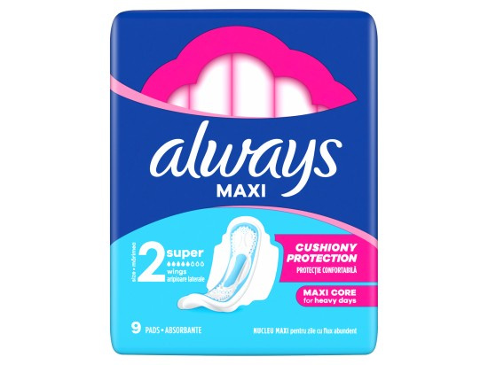 ALWAYS Classic Long Hygienické Vložky s křidélky 9 ks
