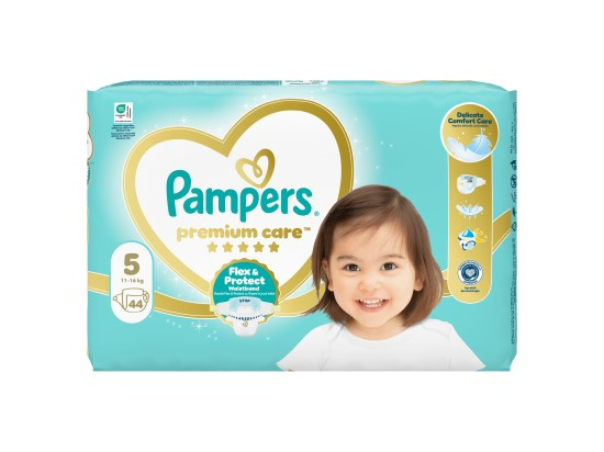 Pampers Premium Care Size 5 jednorázové pleny 11-16 kg 44 ks