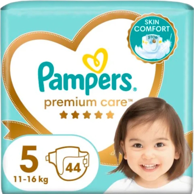 Pampers Premium Care Size 5 jednorázové pleny 11-16 kg 44 ks