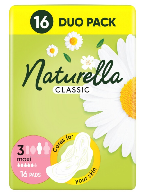 NATURELLA Classic Camomile Maxi Hygienické vložky 16 ks