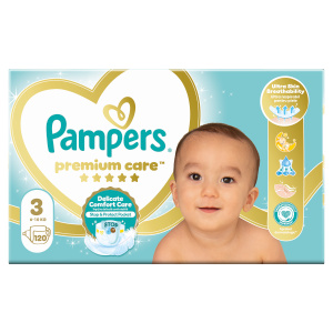 PAMPERS Premium Care 3 MIDI 4-9 kg 120 kusů