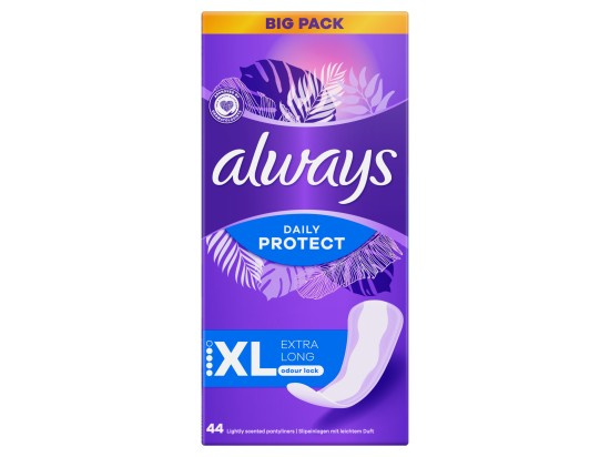 Always Dailies Long Plus Extra slipové vložky 44 ks