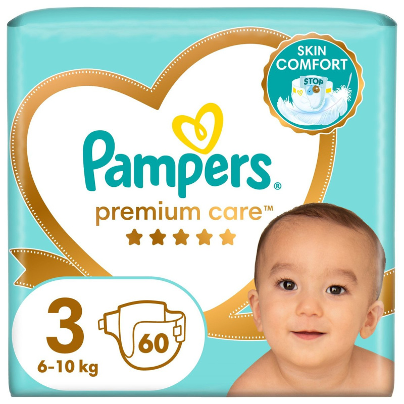 Pampers Premium care midi jednorázové plenky 3 (6–10 kg)