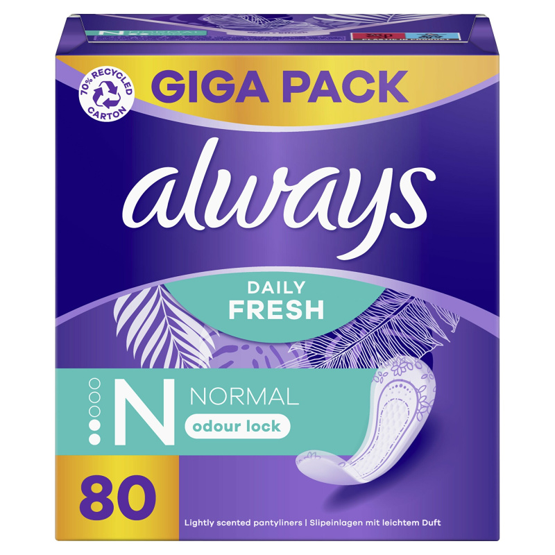 ALWAYS Fresh&Protect Normal Intimní vložky 80 ks