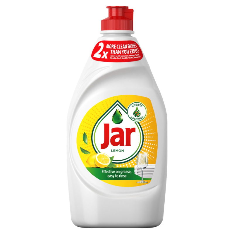 Prostředek na mytí nádobí Jar - citron, 450 ml