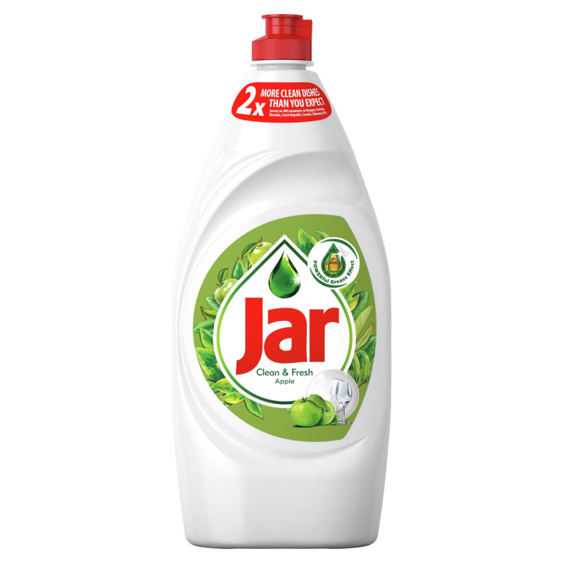 Prostředek na mytí nádobí Jar - zelené jablko, 900 ml