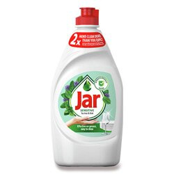 Jar Sensitive - prostředek na mytí nádobí - Tea Tree & Mint, 450 ml