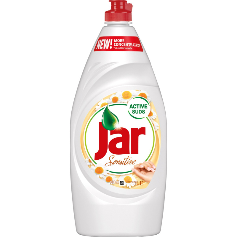Prostředek na mytí nádobí Jar - Sensitive, 900 ml