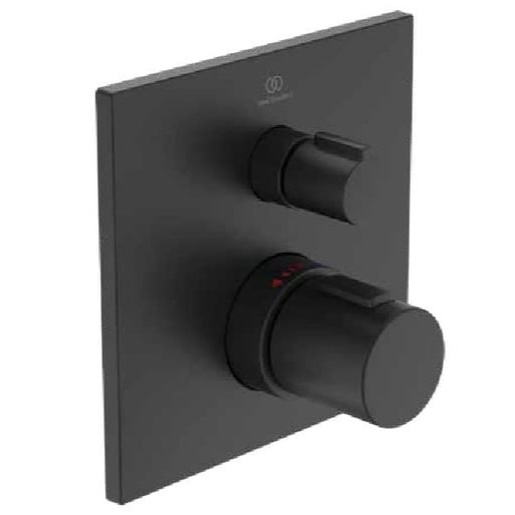 Ideal Standard Sprchová termostatická baterie podomítková A6956XG hedvábná černá