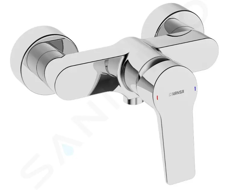 Sprchová baterie Hansa Twist bez sprchového setu chrom 09670183