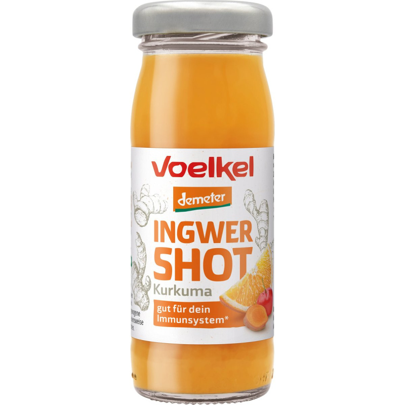 Voelkel Demeter BIO shot zázvor a kurkuma